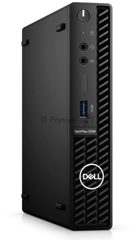 Персональный компьютер Dell OptiPlex 3090 Dell Optiplex 3090 MFF/Core i3-10105T/8GB/256GB SSD/UHD 630/WiFi/BT/VGA/keyb+mice/W10 Pro+W11 Pro license/3Y PS
