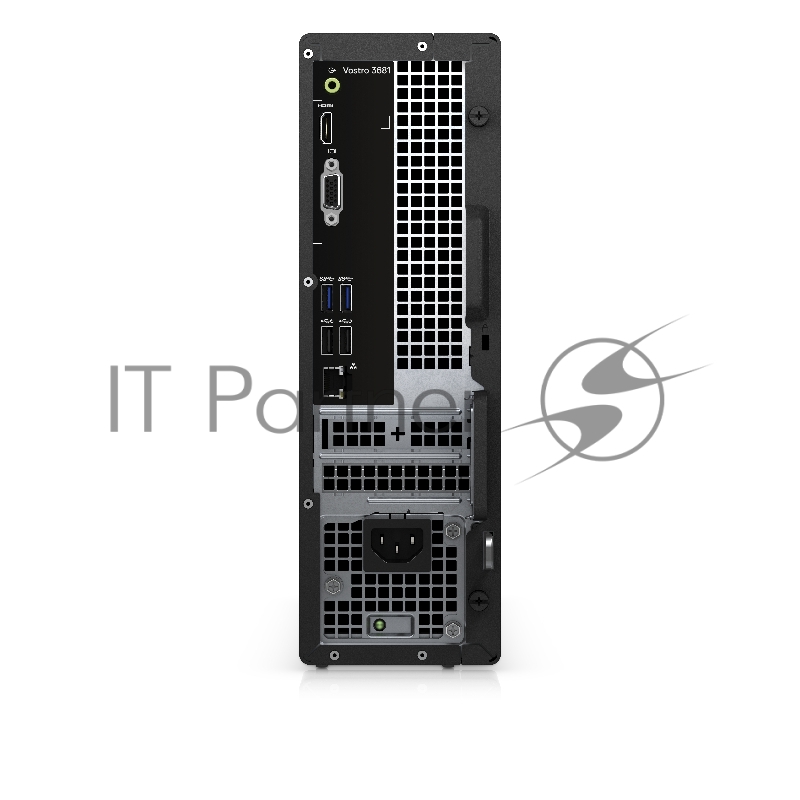 Персональный компьютер Dell Vostro 3681 Dell Vostro 3681 SFF Intel Core i5 10400(2.9Ghz)/8 GB/SSD 512 GB/DVD-RW/UHD 630/BT/WiFi/MCR/1y PS/black/W10 Pro+W11 Pro license