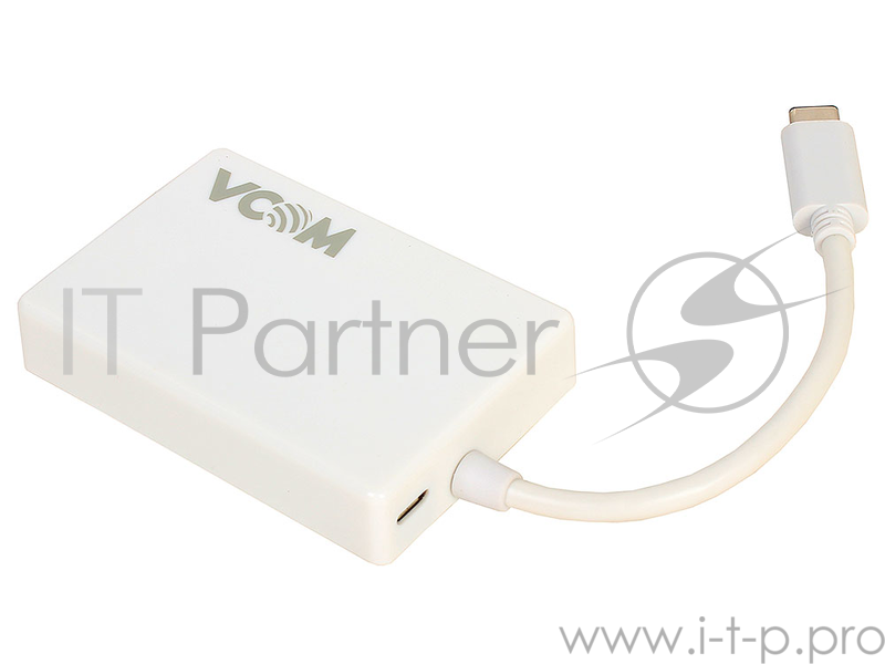Кабель VCOM DH311 Кабель USB Type-Cm -- концентратор 3 port USB3.0 + microUSB Bf + LAN