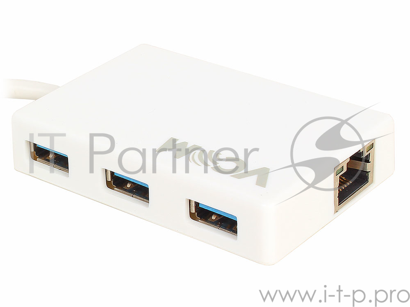Кабель VCOM DH311 Кабель USB Type-Cm -- концентратор 3 port USB3.0 + microUSB Bf + LAN
