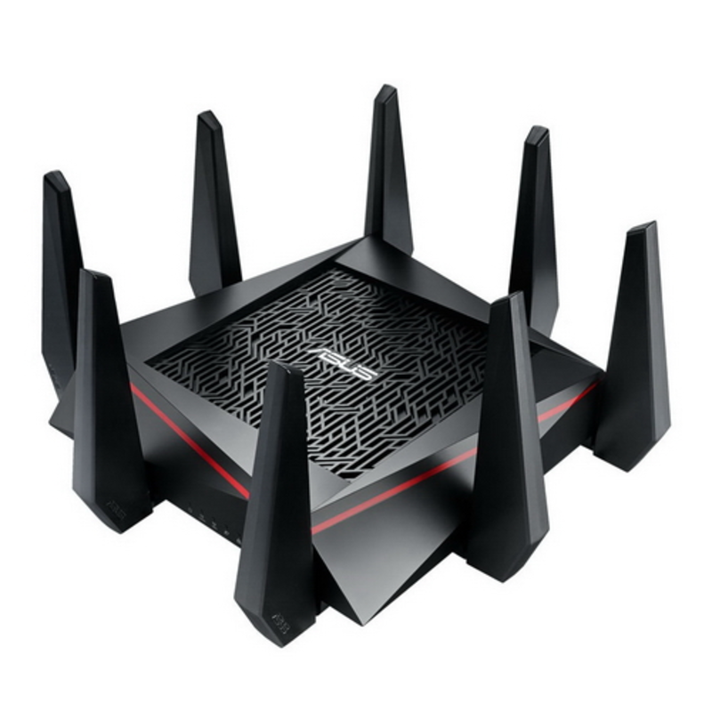 Беспроводной маршрутизатор ASUS RT-AC5300 WiFi 2.1Гбит/сек. + 4 порта LAN 1Гбит/сек. + 1 порт WAN 1Гбит/сек. + 1 порт USB2.0 + 1 порт USB3.0