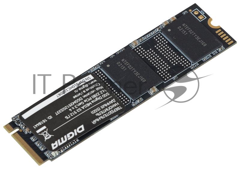 Накопитель SSD Digma PCI-E x4 512Gb DGSM3512GS33T MEGA S3 M.2 2280