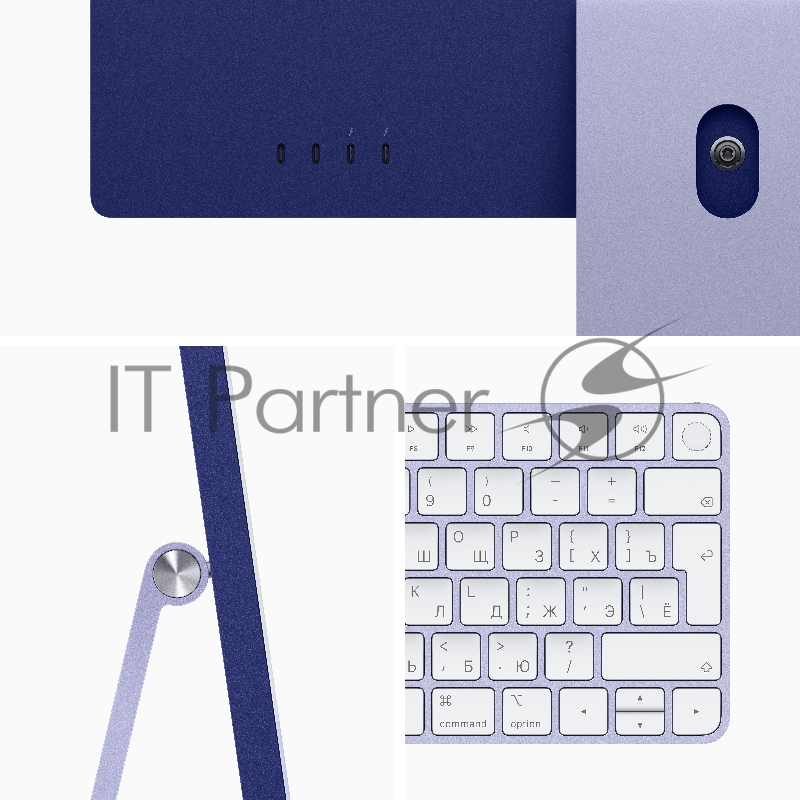 Моноблок Apple 24-inch iMac with Retina 4.5K display: Apple M1 chip with 8-core CPU and 8-core GPU/16GB unified memory/2TB SSD - Purple