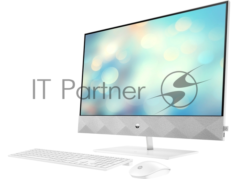 Моноблок HP Pavilion 27-d1018ur AiO 27(2560x1440)/Intel Core i5 11500T(1.5Ghz)/16384Mb/1024PCI MX350(4096Mb)/Cam/WiFi/war 1y/White/W11 + kbd/mouse