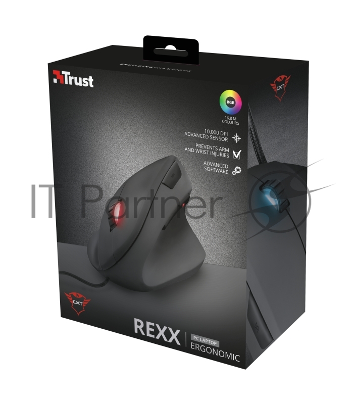 Проводная мышь Trust GXT144 REXX ERGO MOUSE