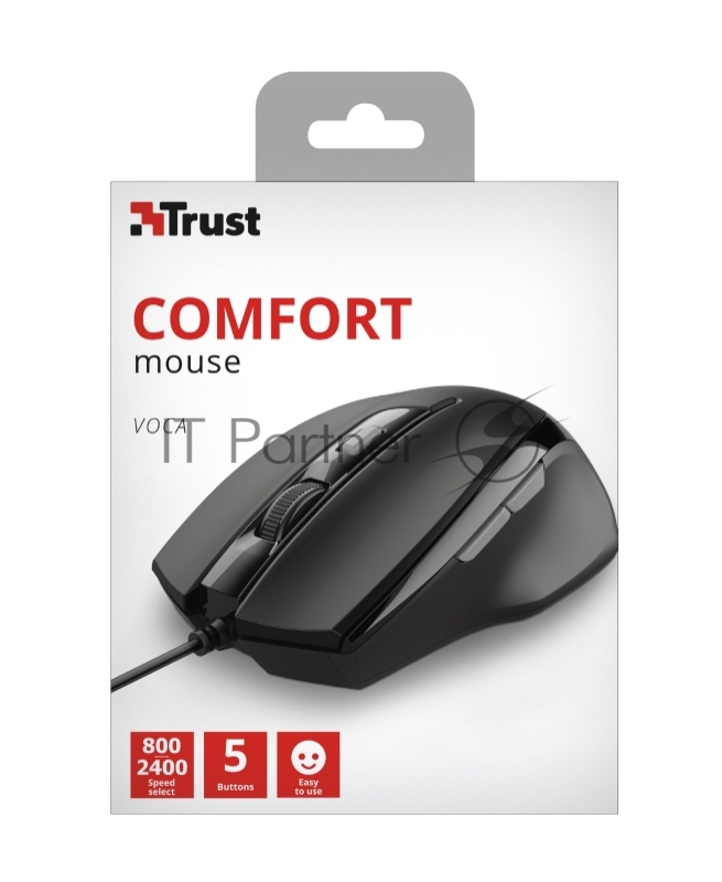 Проводная мышь Trust VOCA COMFORTABLE MOUSE