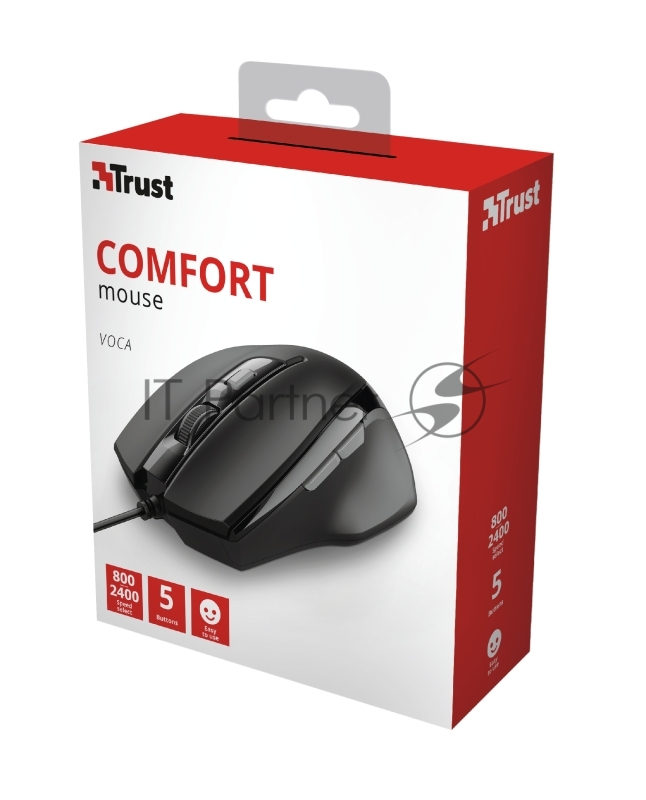 Проводная мышь Trust VOCA COMFORTABLE MOUSE