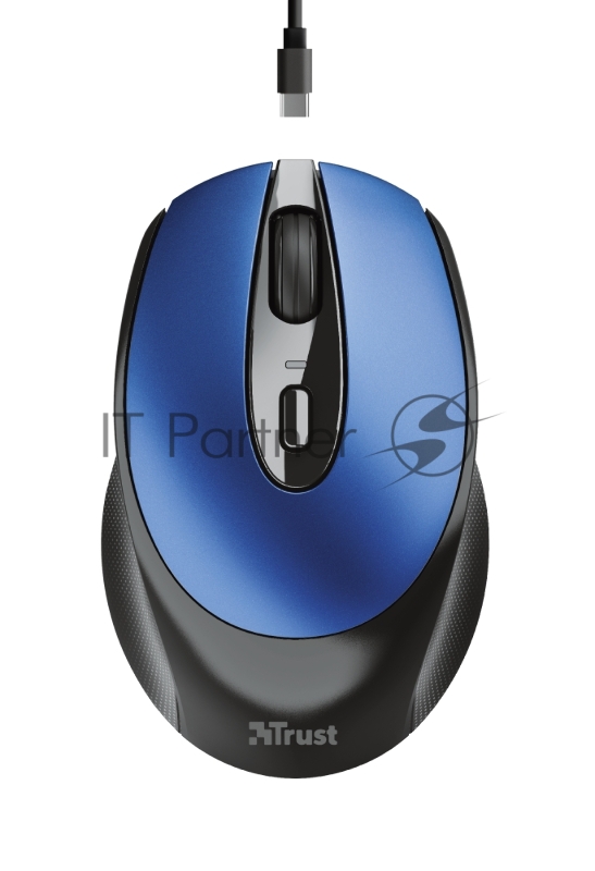 Мышь беспроводная Trust ZAYA WRL RCHRGABLE MOUSE BLU