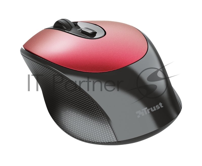 Мышь беспроводная Trust ZAYA WRL RCHRGABLE MOUSE RED