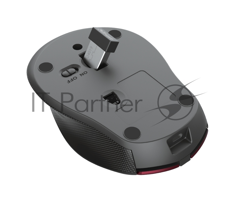 Мышь беспроводная Trust ZAYA WRL RCHRGABLE MOUSE RED
