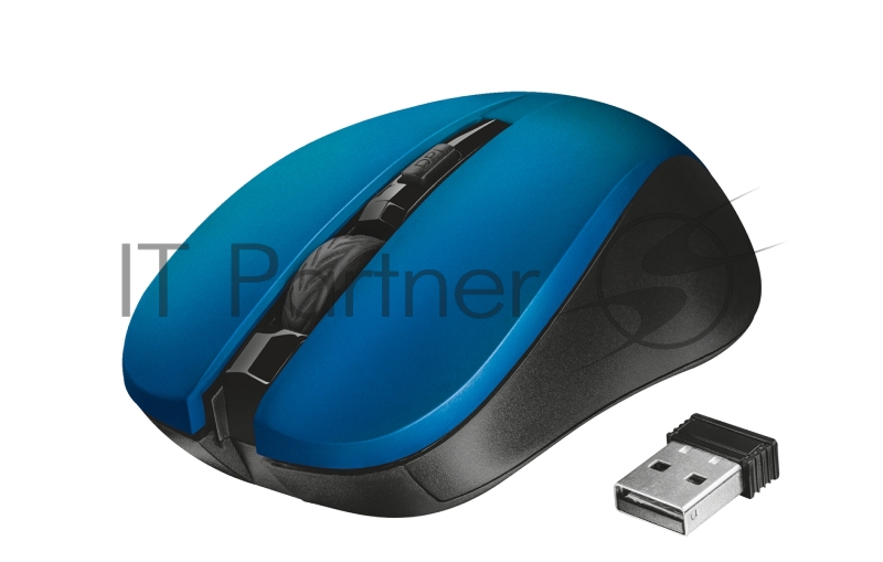 Мышь беспроводная Trust MYDO SILENT WIRELESS MOUSE BLU