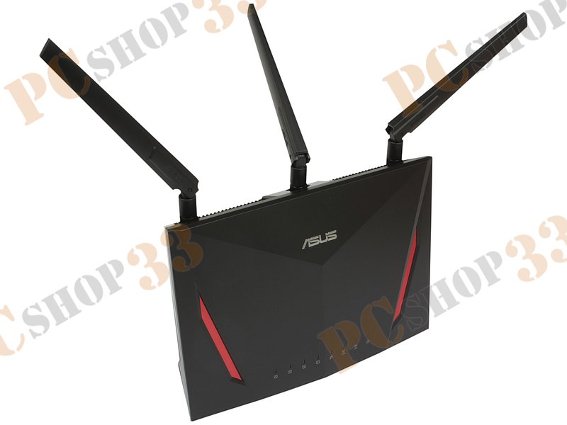 Беспроводной маршрутизатор ASUS RT-AC86U WiFi 2.1Гбит/сек. + 4 порта LAN 1Гбит/сек. + 1 порт WAN 1Гбит/сек. + 1 порт USB2.0 + 1 порт USB3.0