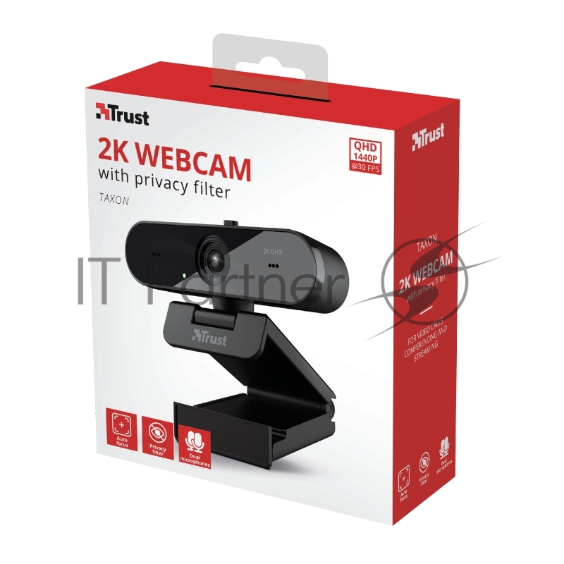 Веб-камера Trust TAXON QHD WEBCAM