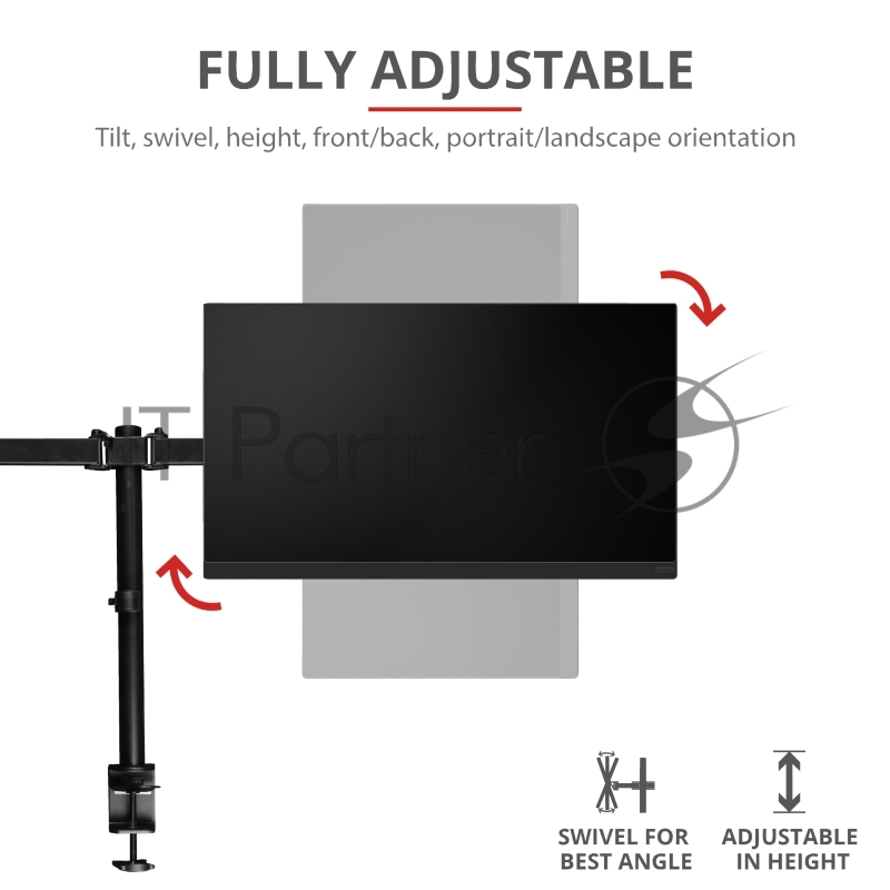 Подставка для ноутбука Trust GXT1120 MARA DUAL MONITOR ARM