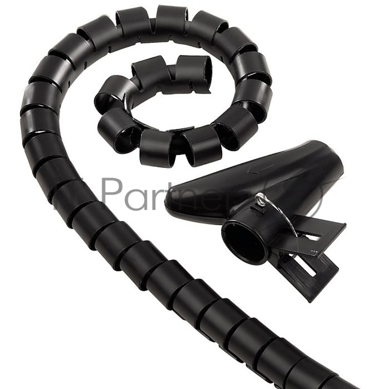 Кабель Hama H-20602 -органайзер 2.5 м 20 мм пластик черный