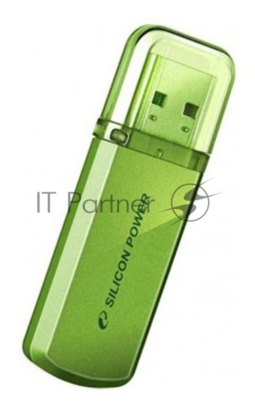 Флеш Диск Silicon Power 8Gb Helios 101 SP008GBUF2101V1N USB2.0 зеленый