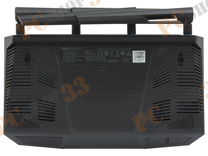 Беспроводной маршрутизатор ASUS RT-AC87U WiFi 1.7Гбит/сек. + 4 порта LAN 1Гбит/сек. + 1 порт WAN 1Гбит/сек. + 1 порт USB2.0 + 1 порт USB3.0