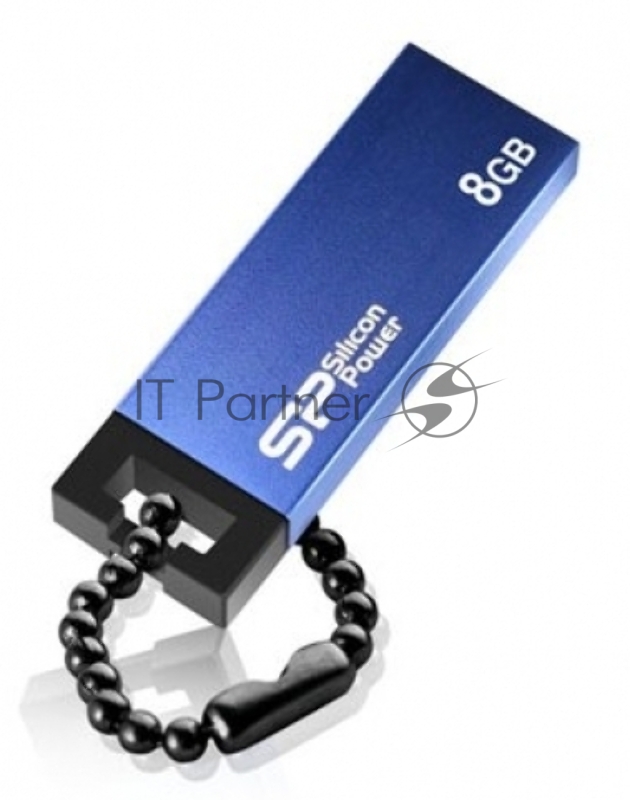 Флеш Диск Silicon Power 8Gb Touch 835 SP008GBUF2835V1T USB2.0 серый