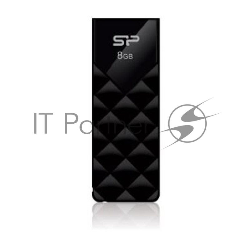 Флеш Диск Silicon Power 8Gb Ultima U03 SP008GBUF2U03V1K USB2.0 черный