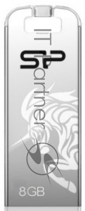 Флеш Диск Silicon Power 8Gb Touch T03 SP008GBUF2T03V1F USB2.0 серебристый