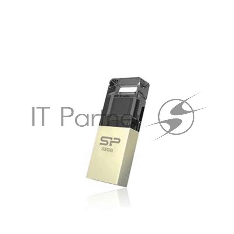Флеш Диск Silicon Power 8Gb Mobile X10 USB2.0 золотистый