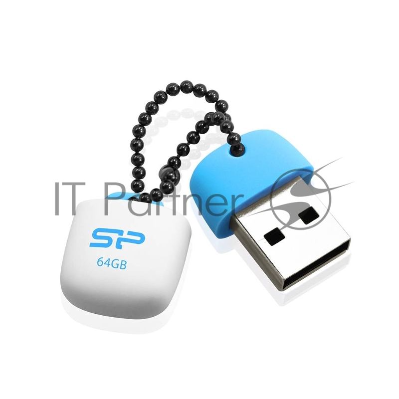 Флеш Диск 8GB Silicon Power Touch T07, USB 2.0, Голубой