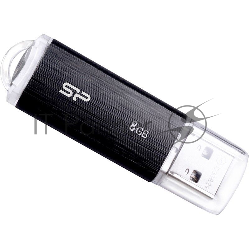 Флеш Диск Silicon Power 8Gb Ultima U02 SP008GBUF2U02V1K USB2.0 черный