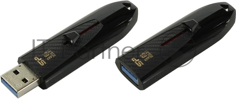 Флеш Диск Silicon Power 8Gb Blaze B25 SP008GBUF3B25V1K USB3.0 черный