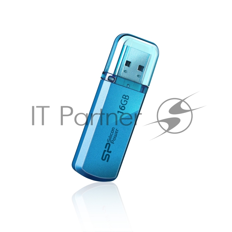 Флеш Диск Silicon Power 16Gb Helios 101 SP016GBUF2101V1B USB2.0 синий