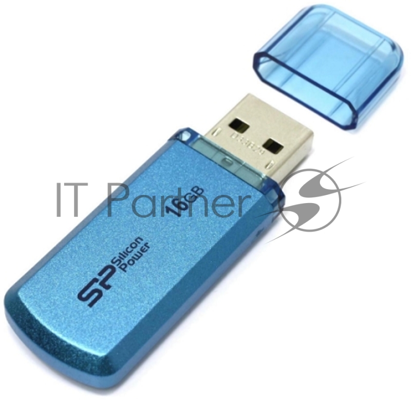 Флеш Диск Silicon Power 16Gb Helios 101 SP016GBUF2101V1B USB2.0 синий