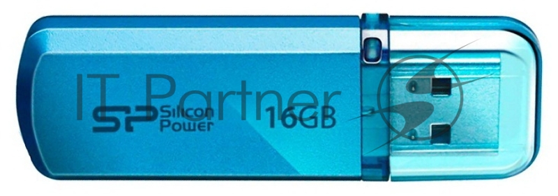 Флеш Диск Silicon Power 16Gb Helios 101 SP016GBUF2101V1B USB2.0 синий