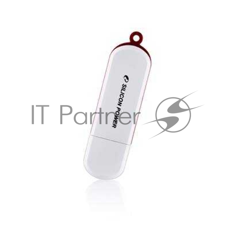 Флеш Диск Silicon Power 16Gb LuxMini 320 SP016GBUF2320V1W USB2.0 белый