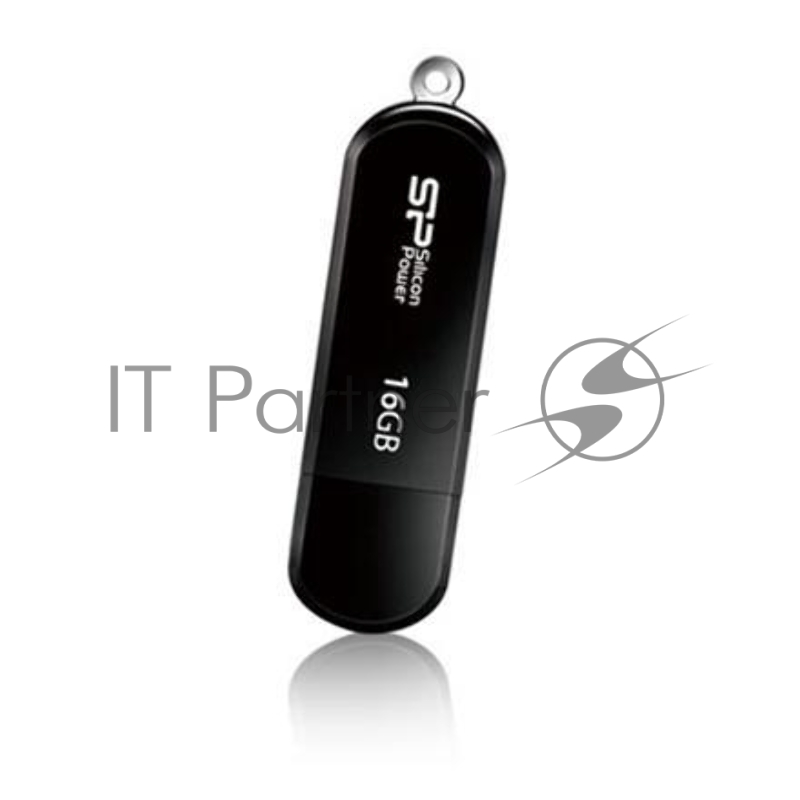 Флеш Диск Silicon Power 16Gb LuxMini 322 SP016GBUF2322V1K USB2.0 черный
