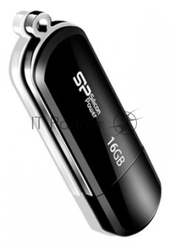 Флеш Диск Silicon Power 16Gb LuxMini 322 SP016GBUF2322V1K USB2.0 черный