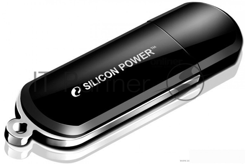 Флеш Диск Silicon Power 16Gb LuxMini 322 SP016GBUF2322V1K USB2.0 черный
