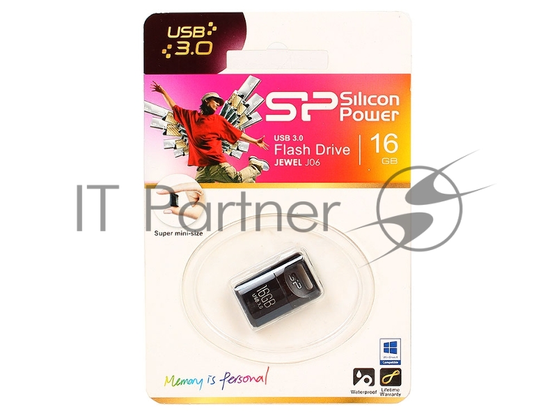 Флеш Диск Silicon Power 16Gb Jewel J06 USB3.0 синий
