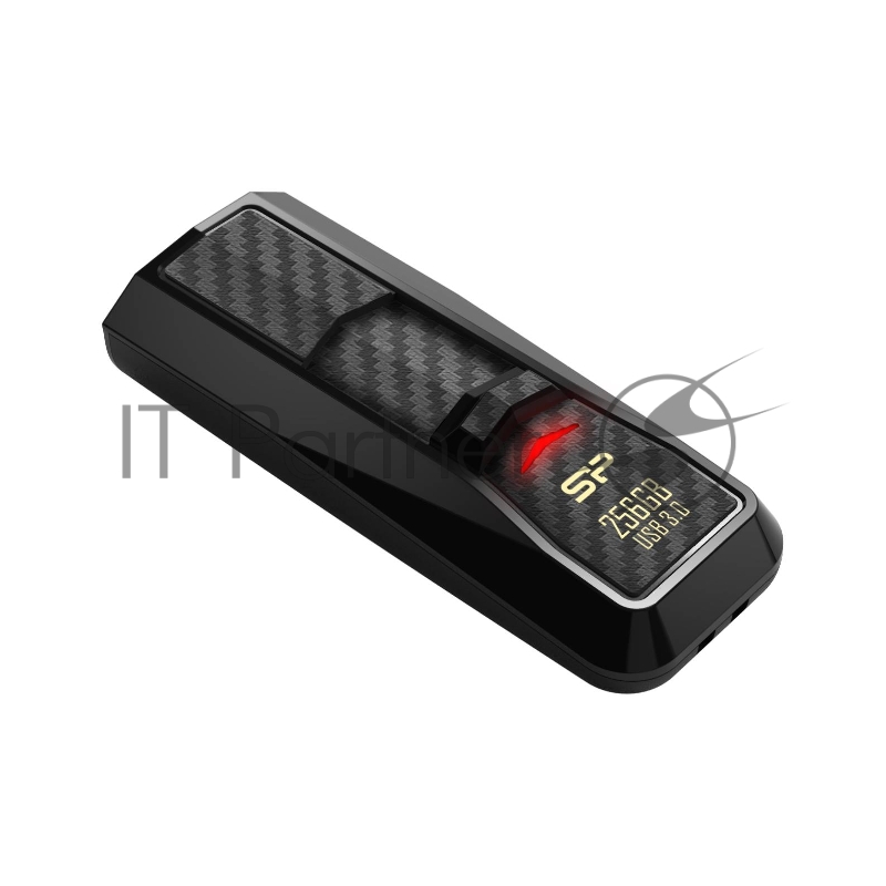 Флеш Диск 16GB USB Drive <USB 3.0> Silicon Power Blaze B50 Black Carbon (SP016GBUF3B50V1K)