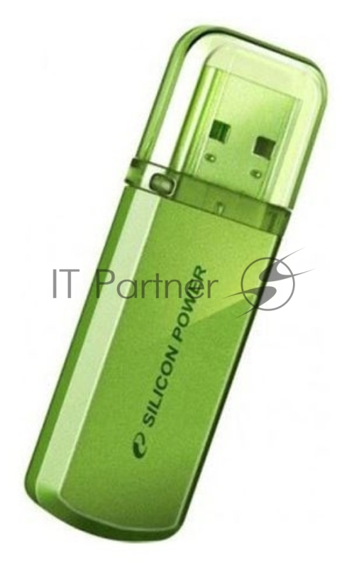 Флеш Диск Silicon Power 32Gb Helios 101 SP032GBUF2101V1N USB2.0 зеленый