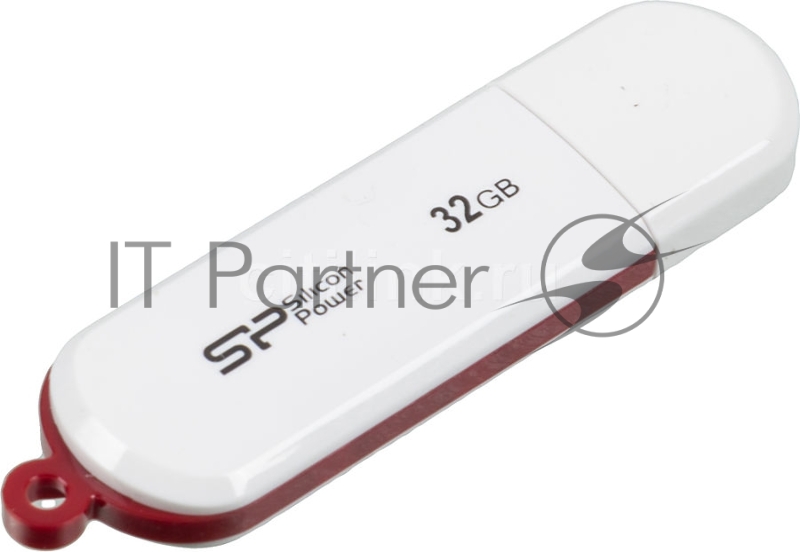 Флеш Диск Silicon Power 32Gb LuxMini 320 SP032GBUF2320V1W USB2.0 белый