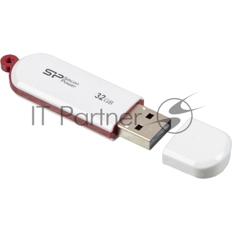 Флеш Диск Silicon Power 32Gb LuxMini 320 SP032GBUF2320V1W USB2.0 белый