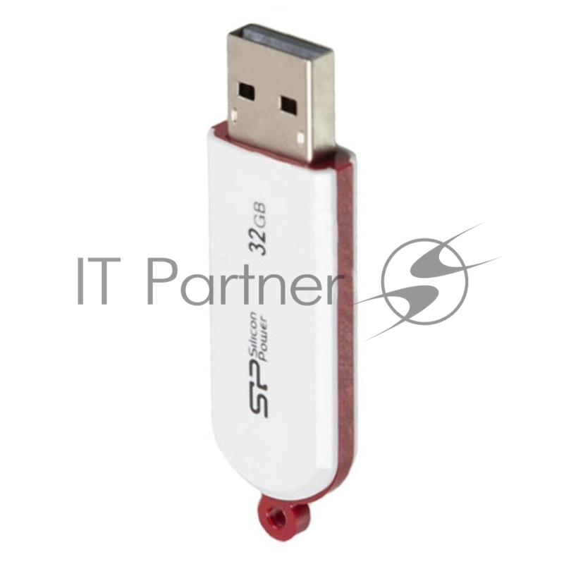 Флеш Диск Silicon Power 32Gb LuxMini 320 SP032GBUF2320V1W USB2.0 белый