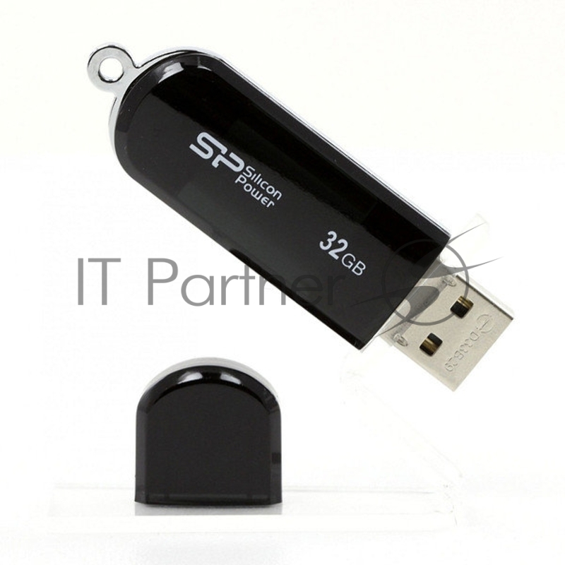 Флеш Диск Silicon Power 32Gb LuxMini 322 SP032GBUF2322V1K USB2.0 черный