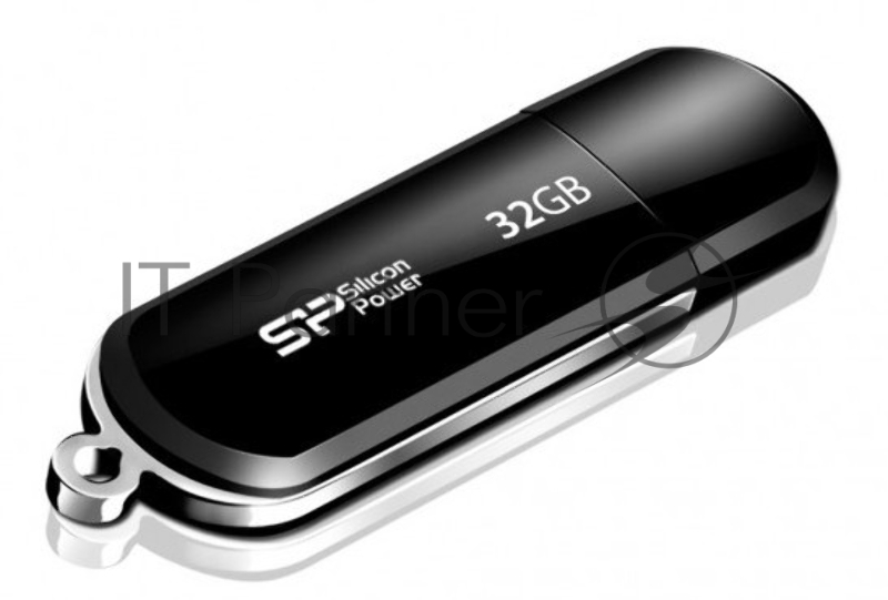 Флеш Диск Silicon Power 32Gb LuxMini 322 SP032GBUF2322V1K USB2.0 черный