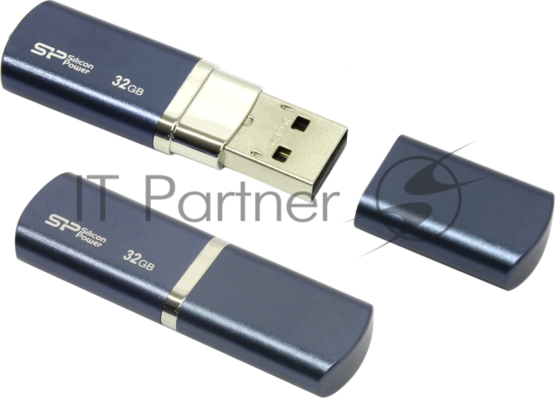 Флеш Диск Silicon Power 32Gb LuxMini 720 SP032GBUF2720V1D USB2.0 синий