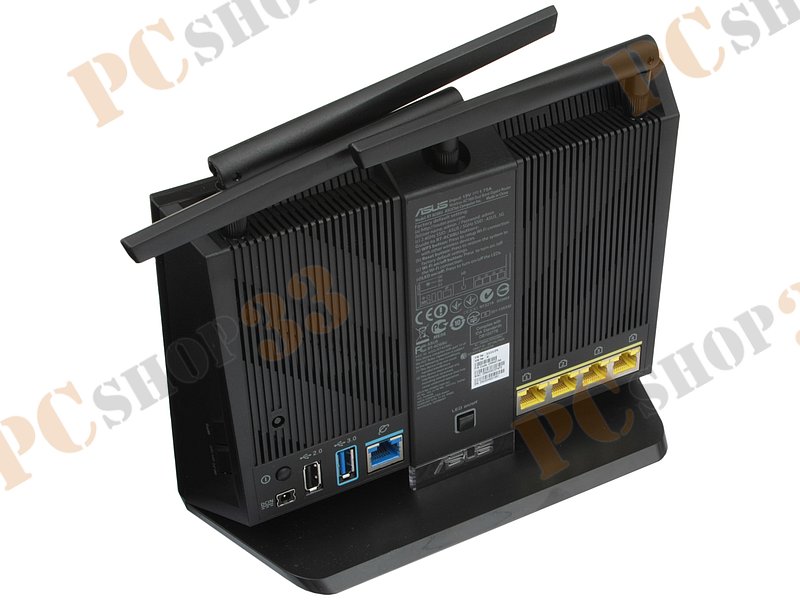 Беспроводной маршрутизатор ASUS RT-AC68U WiFi 1.3Гбит/сек. + 4 порта LAN 1Гбит/сек. + 1 порт WAN 1Гбит/сек. + 1 порт USB2.0 + 1 порт USB3.0