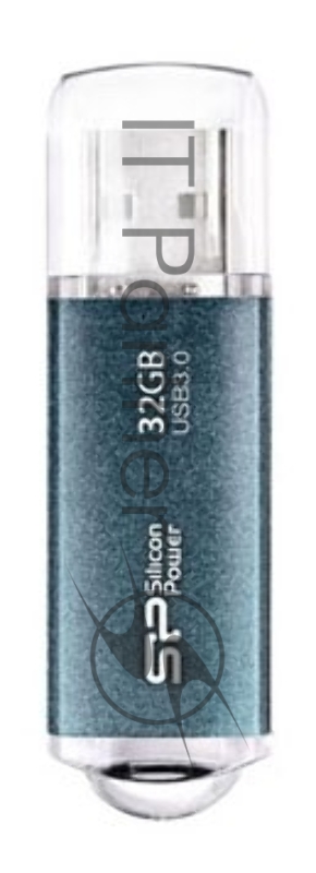 Флеш Диск Silicon Power 32Gb Marvel M01 SP032GBUF3M01V1B USB3.0 синий