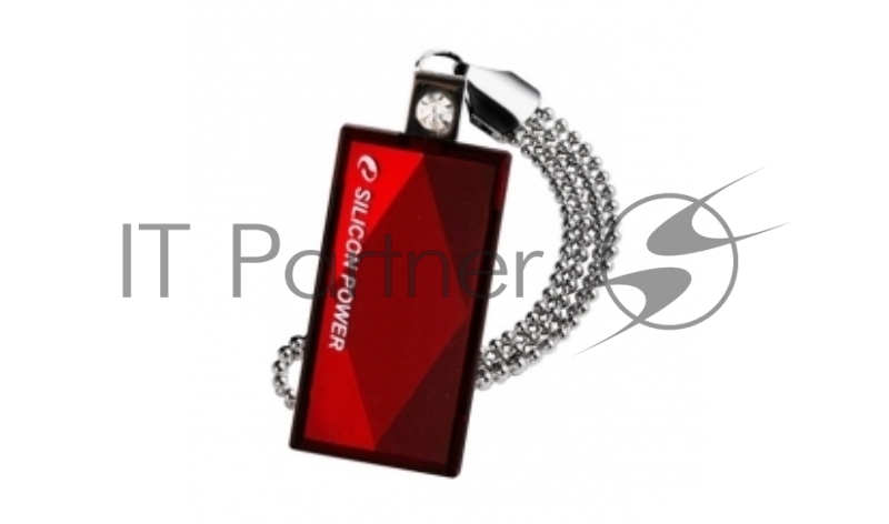 Флеш Диск Silicon Power 32Gb Touch 810 SP032GBUF2810V1R USB2.0 красный