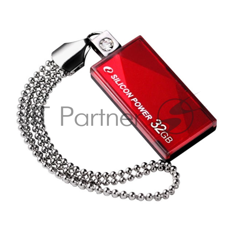 Флеш Диск Silicon Power 32Gb Touch 810 SP032GBUF2810V1R USB2.0 красный