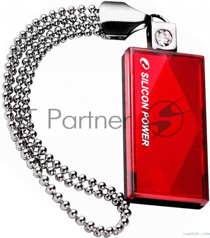 Флеш Диск Silicon Power 32Gb Touch 810 SP032GBUF2810V1R USB2.0 красный