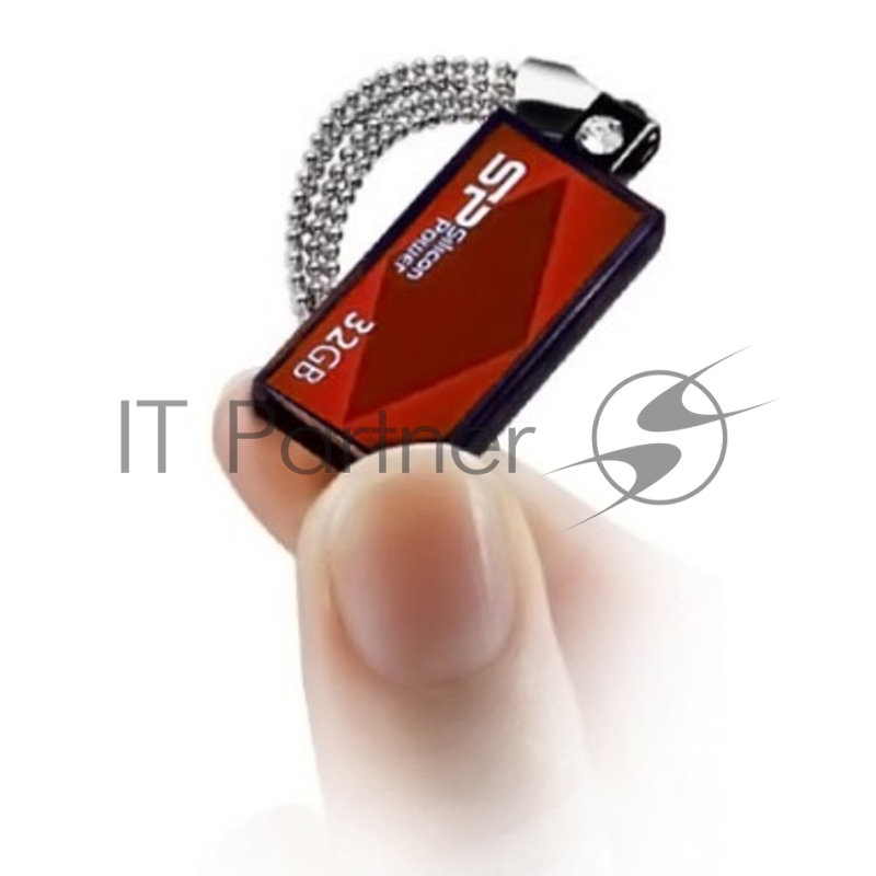 Флеш Диск Silicon Power 32Gb Touch 810 SP032GBUF2810V1R USB2.0 красный